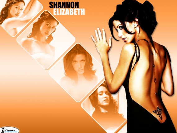 Free Send to Mobile Phone Shannon Elizabeth Celebrities Female wallpaper num.11