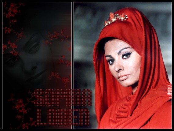 Free Send to Mobile Phone Sophia Loren Celebrities Female wallpaper num.2