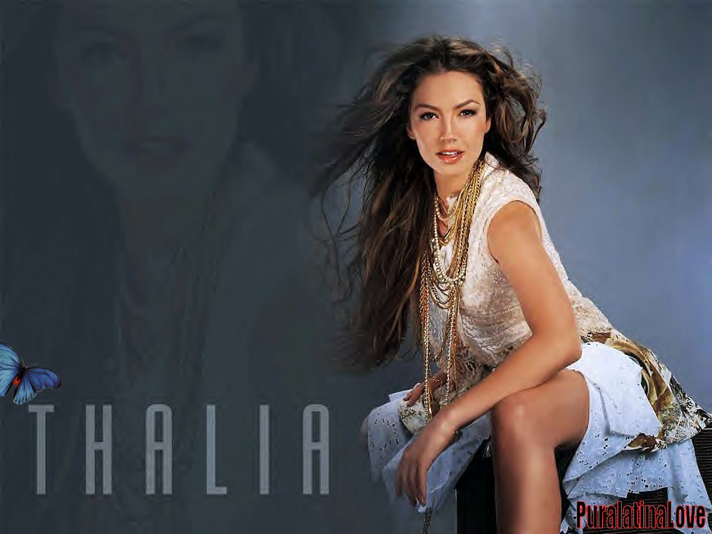 Download Thalia / Celebrities Female wallpaper / 1024x768