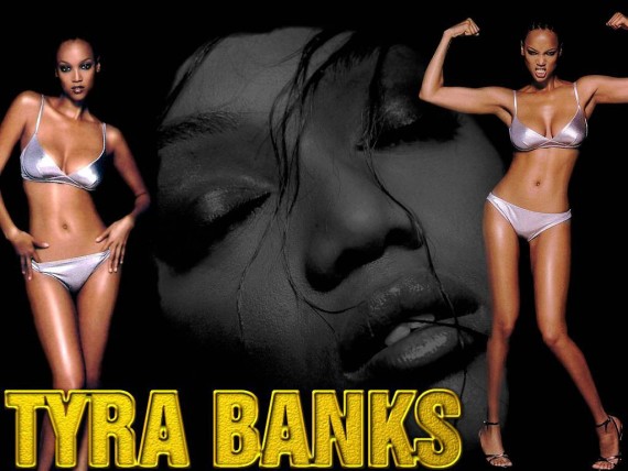 Free Send to Mobile Phone Tyra Banks Celebrities Female wallpaper num.46