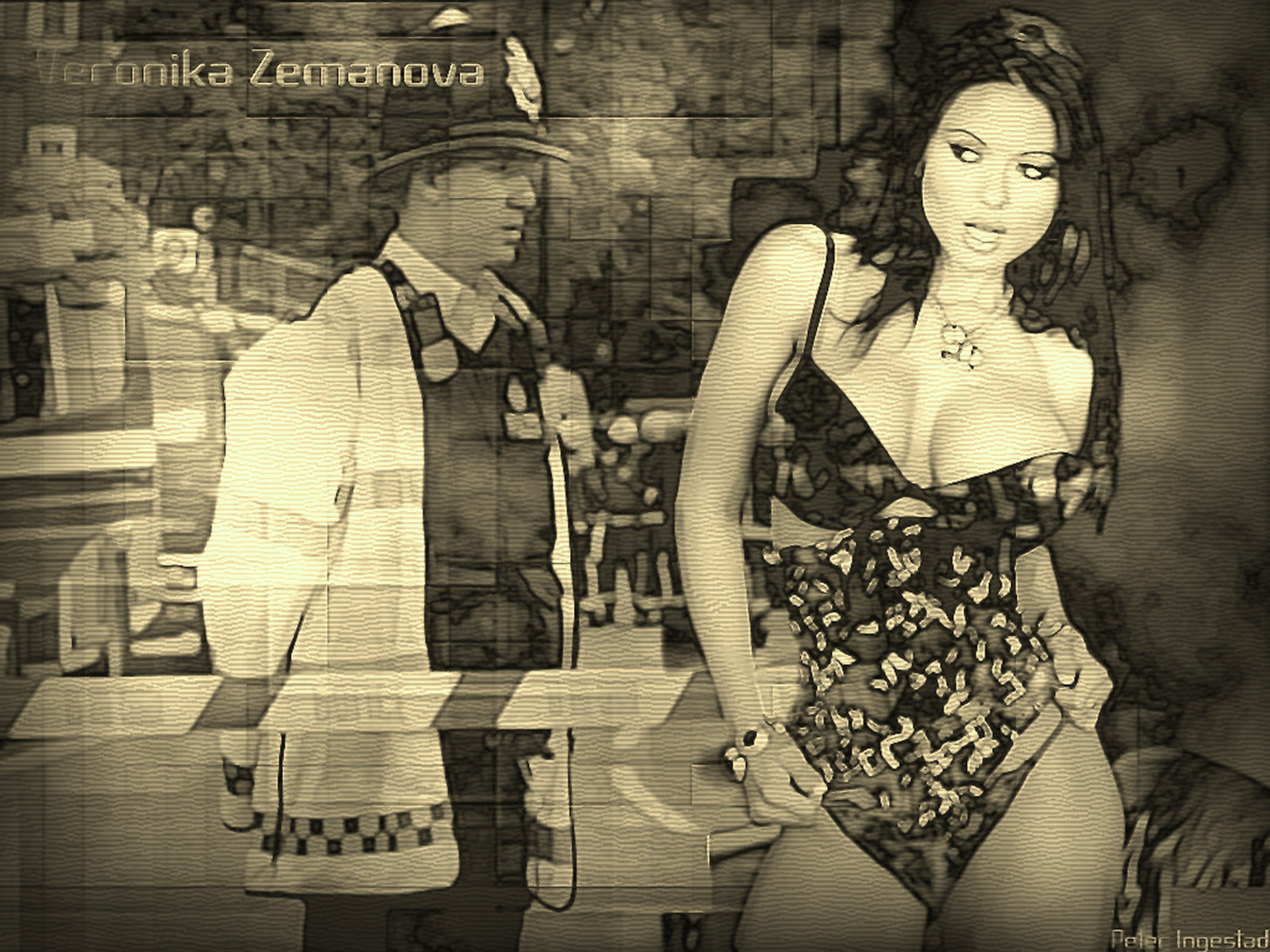 Download full size Veronica Zemanova wallpaper / Celebrities Female / 1600x1200