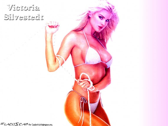Free Send to Mobile Phone Victoria Silvstedt Celebrities Female wallpaper num.7