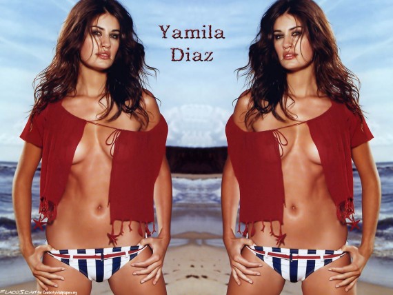 Free Send to Mobile Phone Yamila Diaz Celebrities Female wallpaper num.7