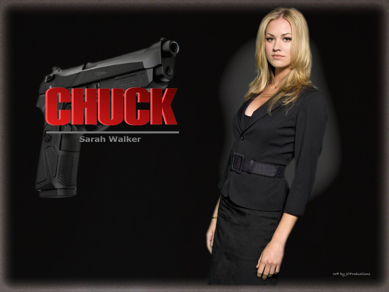 Download High quality chuck, nbc spy Yvonne Strahovski wallpaper / 1600x1200