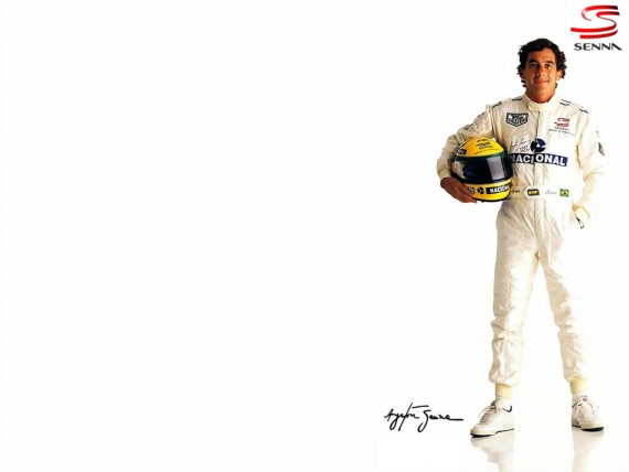 Free Send to Mobile Phone Ayrton Senna Celebrities Male wallpaper num.1