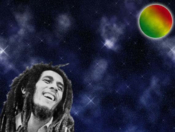 Free Send to Mobile Phone Bob Marley Celebrities Male wallpaper num.3
