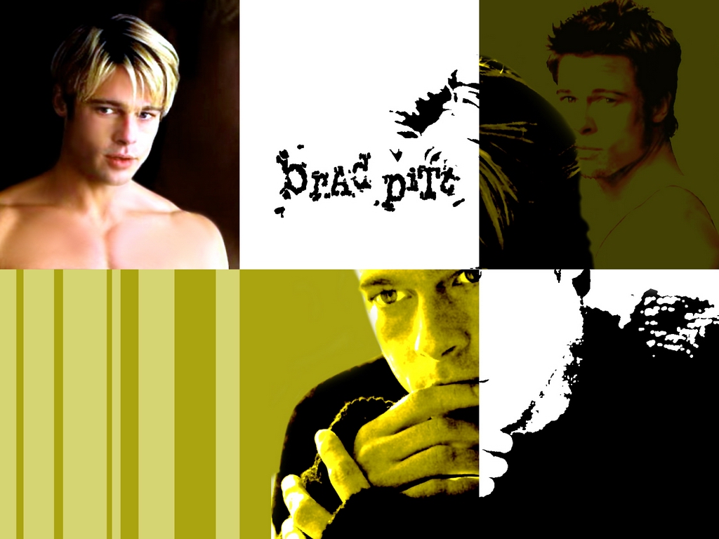 Download Brad Pitt / Celebrities Male wallpaper / 1024x768