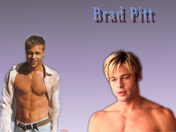 Free Send to Mobile Phone Brad Pitt Celebrities Male wallpaper num.7