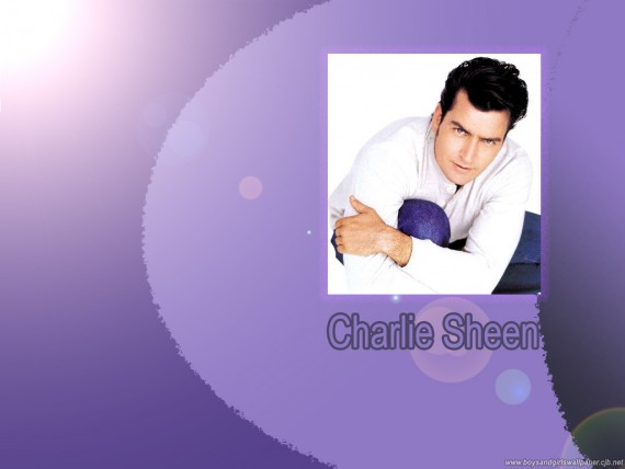 Free Send to Mobile Phone Charlie Sheen Celebrities Male wallpaper num.2