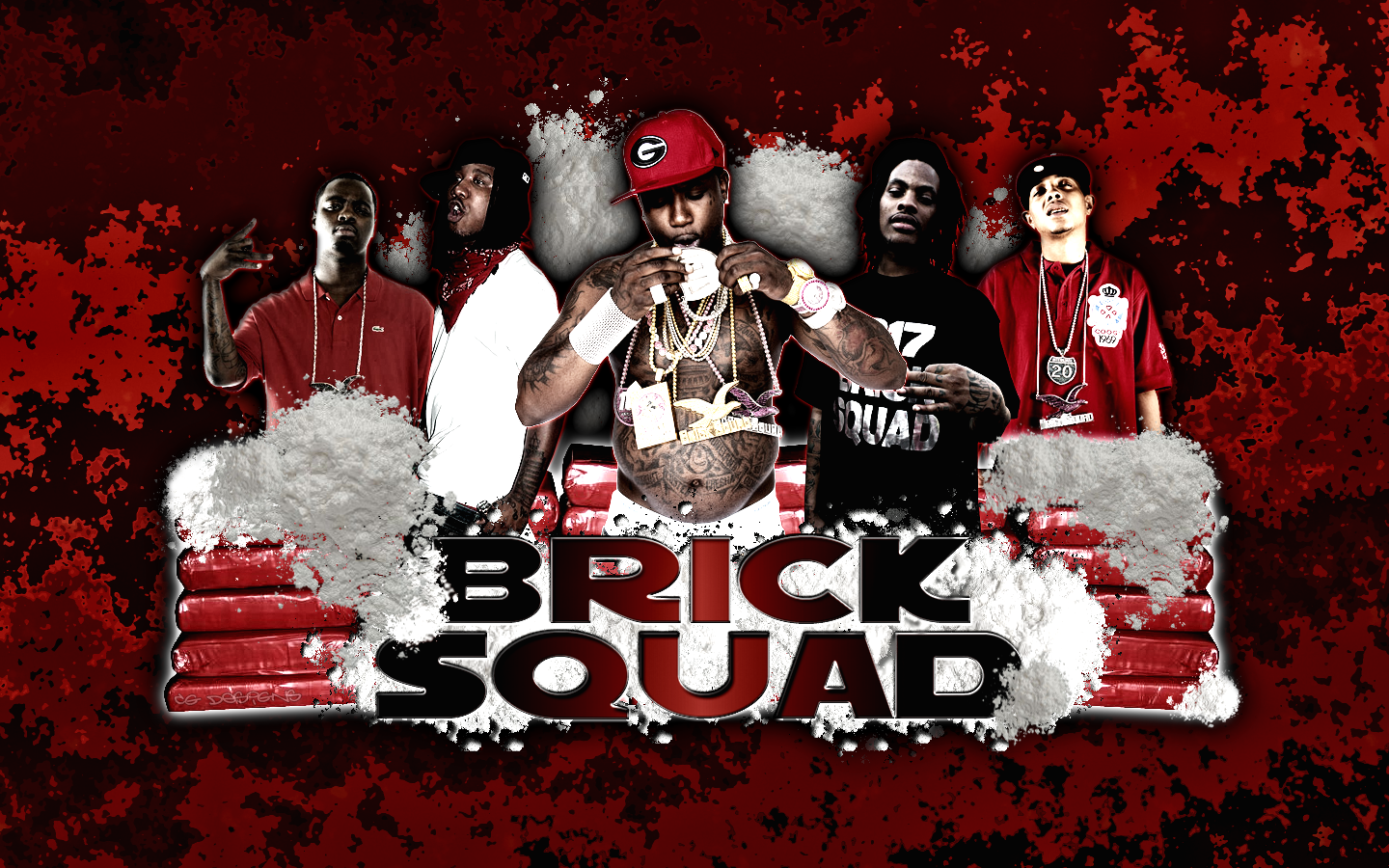 Download full size Brick Squad, Waka, Flocka, Wacka, Wocka, Flacka, Gucci, OJ, OJ Da, OJ Da Juiceman, Hip Hop, Rap, South, Crunk, Gangsta, Gangster, Thug Gucci Mane wallpaper / 1440x900