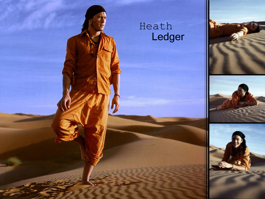 Download Heath Ledger / Celebrities Male wallpaper / 1024x768