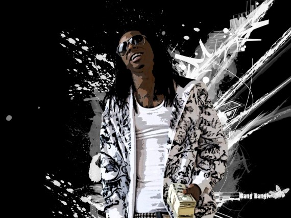 Free Send to Mobile Phone Lil Wayne Celebrities Male wallpaper num.8