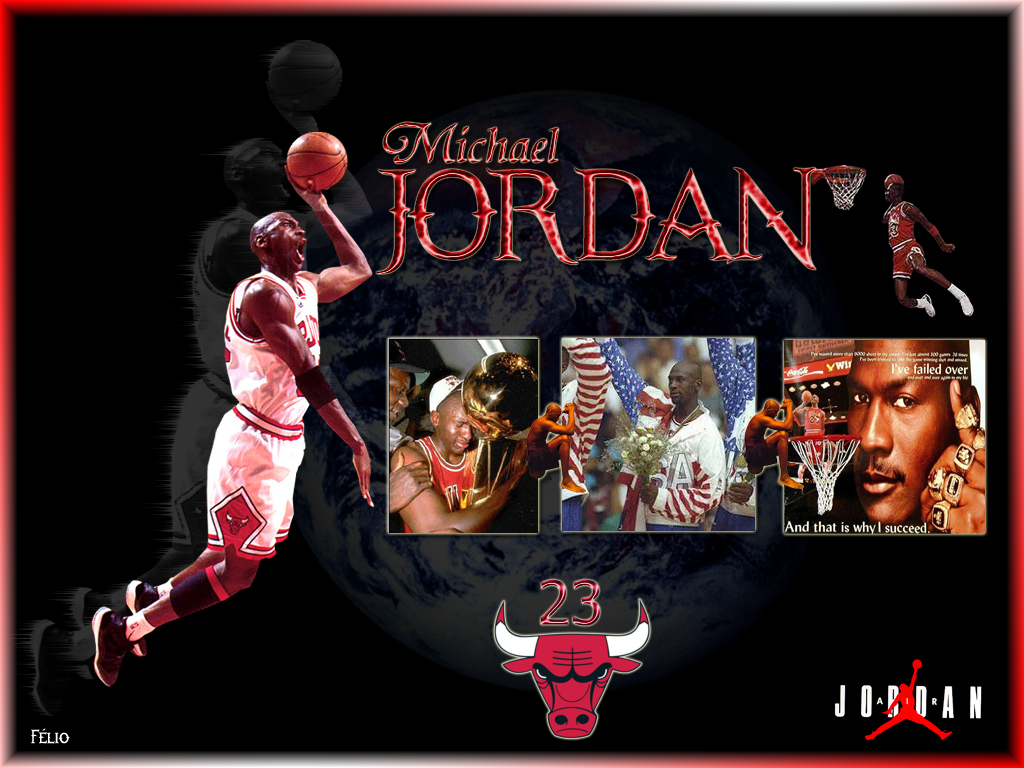 Full size Michael Jordan wallpaper / Celebrities Male / 1024x768