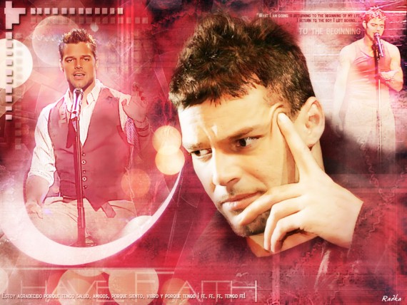 Free Send to Mobile Phone Ricky Martin Celebrities Male wallpaper num.62