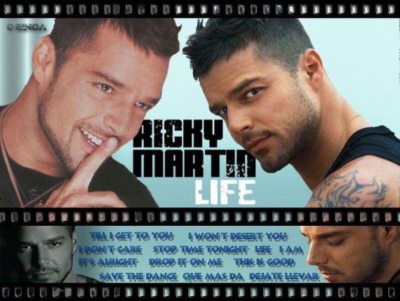 Free Send to Mobile Phone Ricky Martin Celebrities Male wallpaper num.18