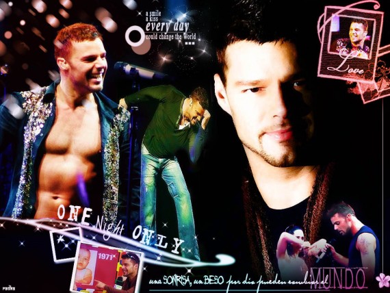 Free Send to Mobile Phone Ricky Martin Celebrities Male wallpaper num.2