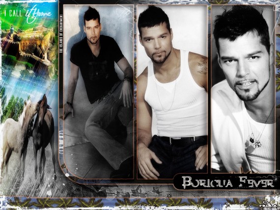 Free Send to Mobile Phone Ricky Martin Celebrities Male wallpaper num.39
