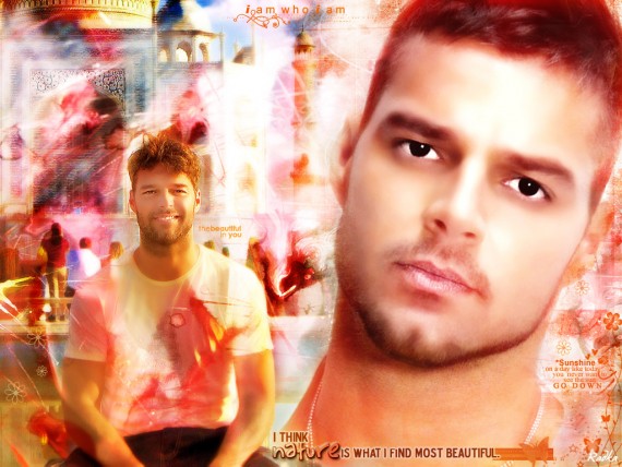 Free Send to Mobile Phone Ricky Martin Celebrities Male wallpaper num.54