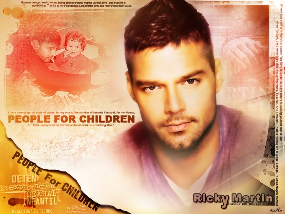 Free Send to Mobile Phone Ricky Martin Celebrities Male wallpaper num.53