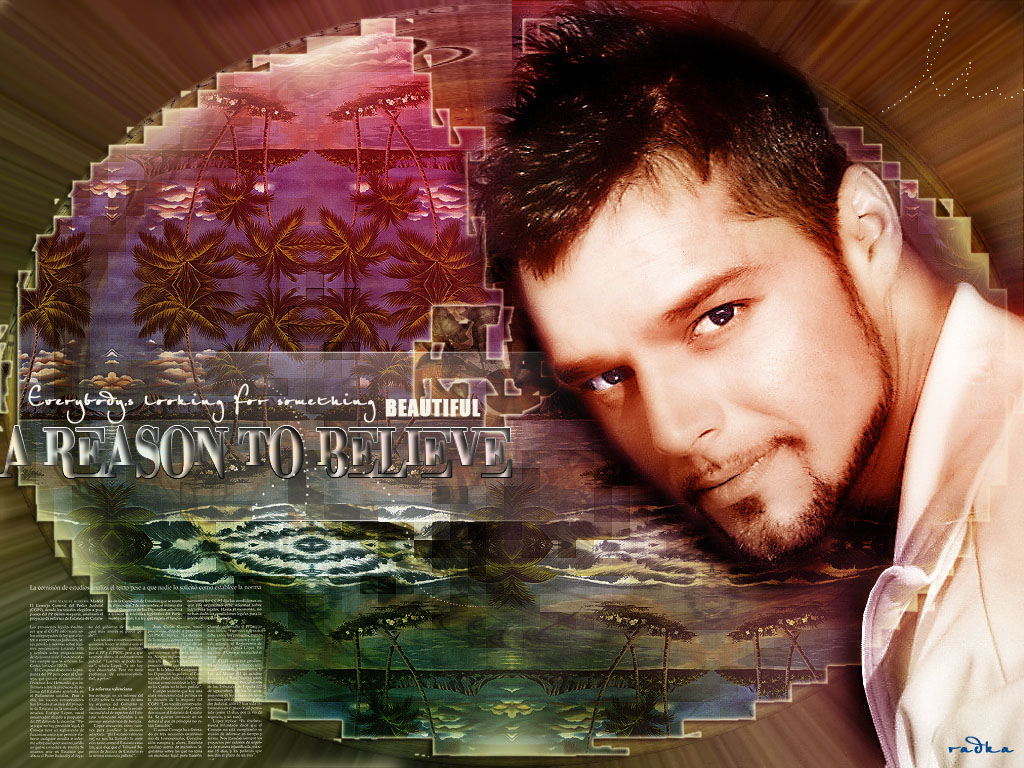 Full size Ricky Martin wallpaper / Celebrities Male / 1024x768
