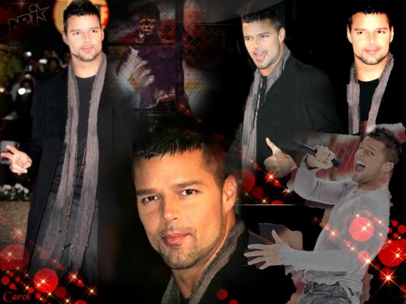 Free Send to Mobile Phone Ricky Martin Celebrities Male wallpaper num.10
