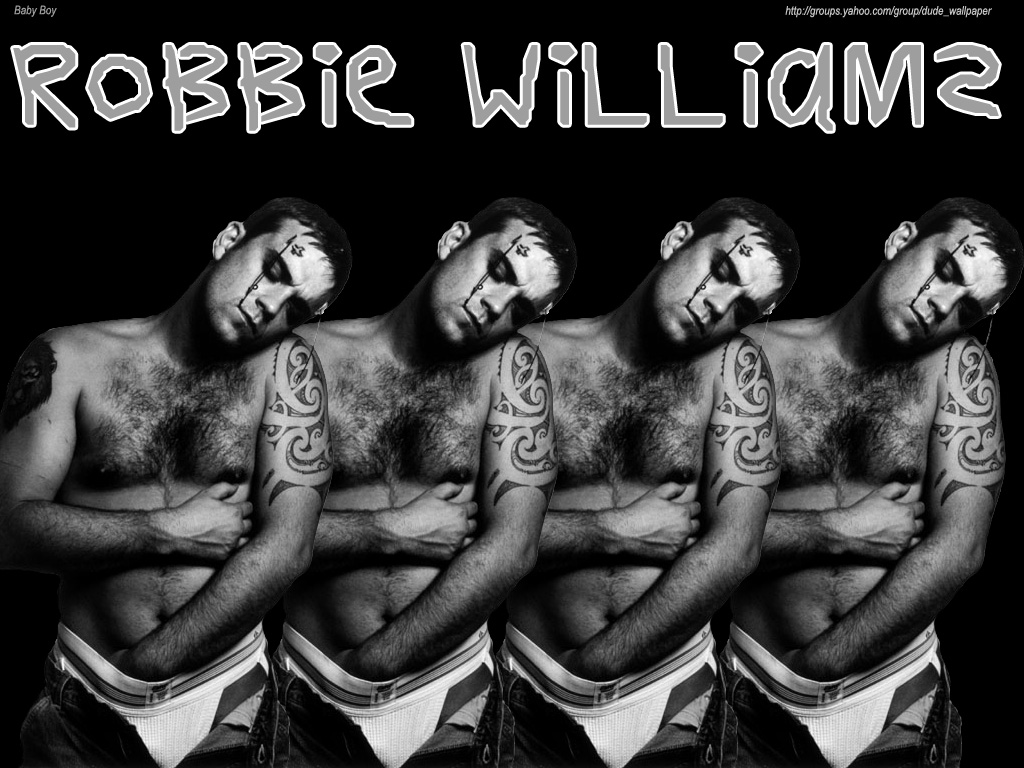 Full size Robbie Williams wallpaper / Celebrities Male / 1024x768