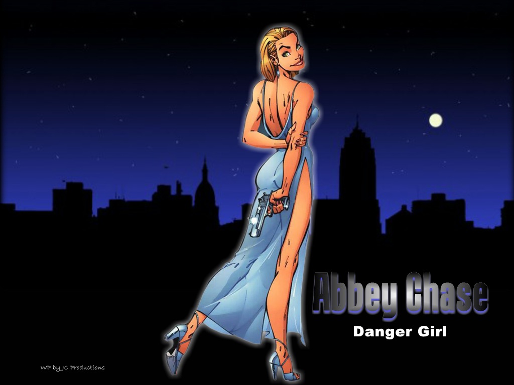 Full size Danger Girl Character Abbey Chase wallpaper / 1024x768