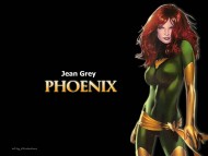 xmen, jean grey, phoenix, fire, sexy, famke janssen, famke, janssen / Character Jean Grey Phoenix