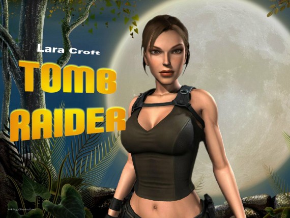 Free Send to Mobile Phone tomb raider, angelina jolie, guns Lara Croft wallpaper num.3