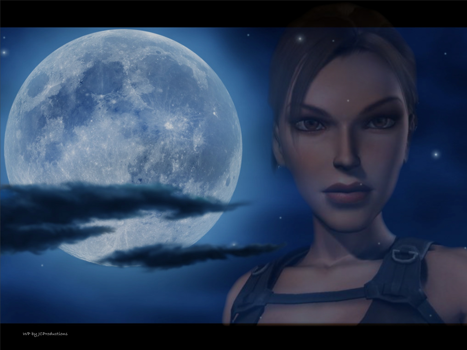 Download HQ tomb raider, moon, angelina jolie Lara Croft wallpaper / 1600x1200