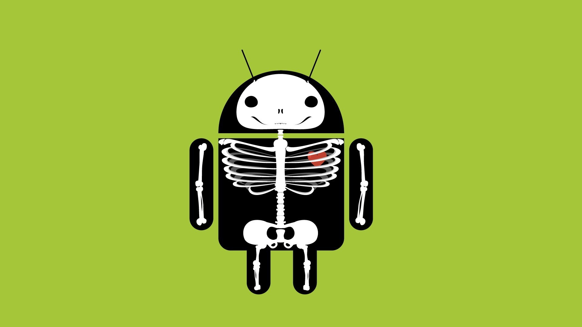 Download High quality android bones 1.0 Android wallpaper / 1920x1080