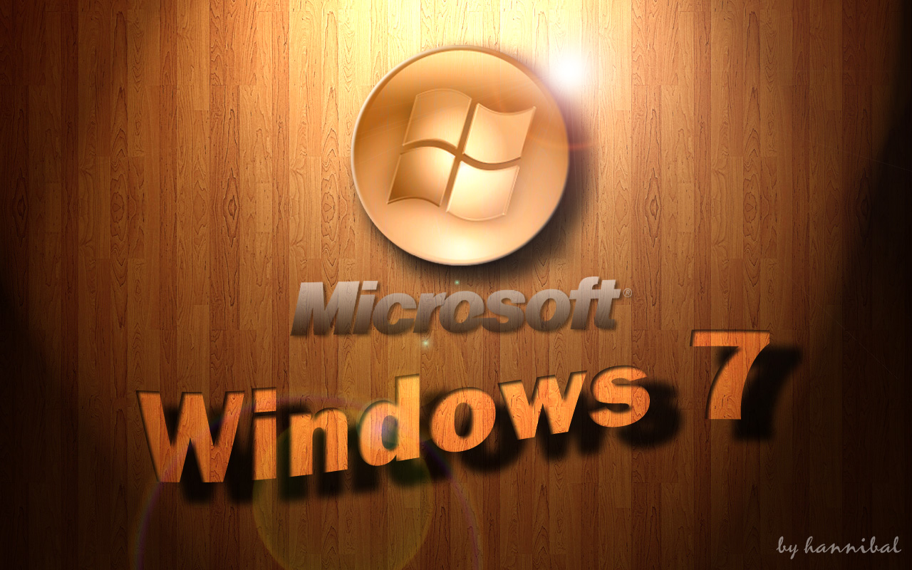 Download full size wood Windows 7 wallpaper / 1280x800