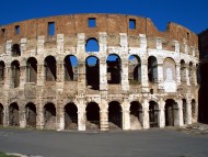 The Coliseum (lat. Colosseum, italy Colosseo) / Italy