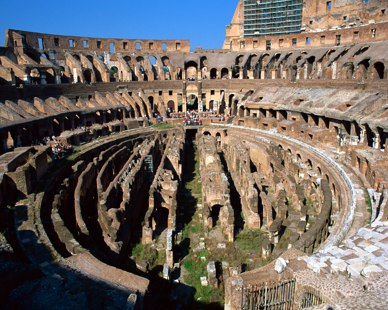 Download High quality The Coliseum (lat. Colosseum, italy Colosseo) Italy wallpaper / 1280x1024