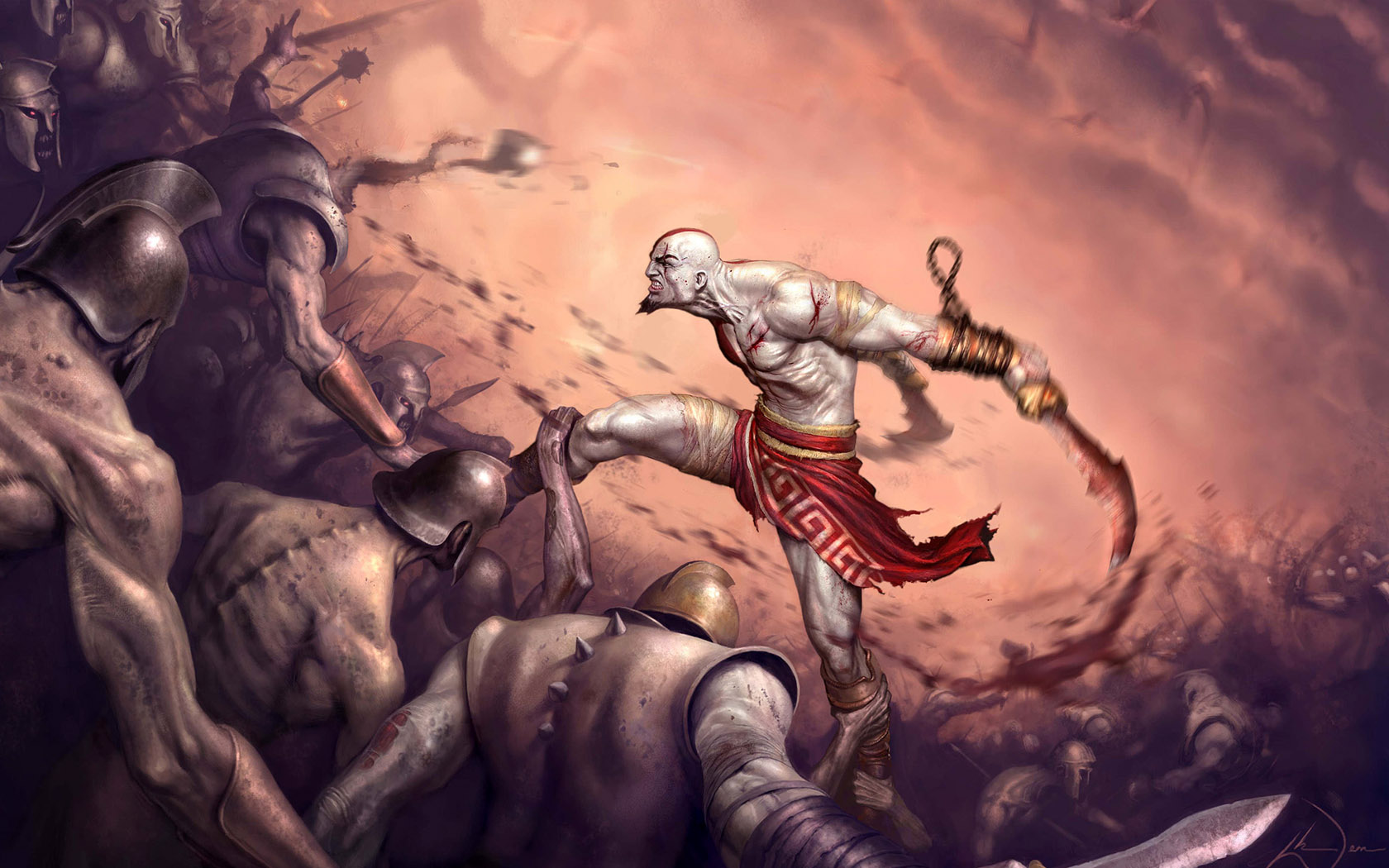Download HQ God of War wallpaper / Games / 1680x1050