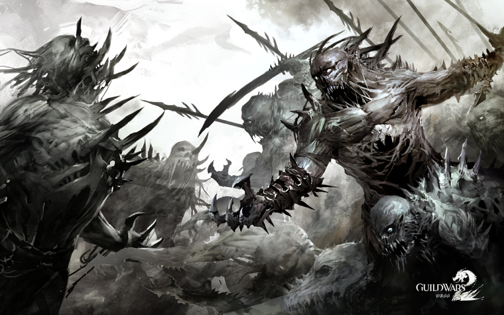 Download Undead Fusion Guild War 2 wallpaper / 1024x640