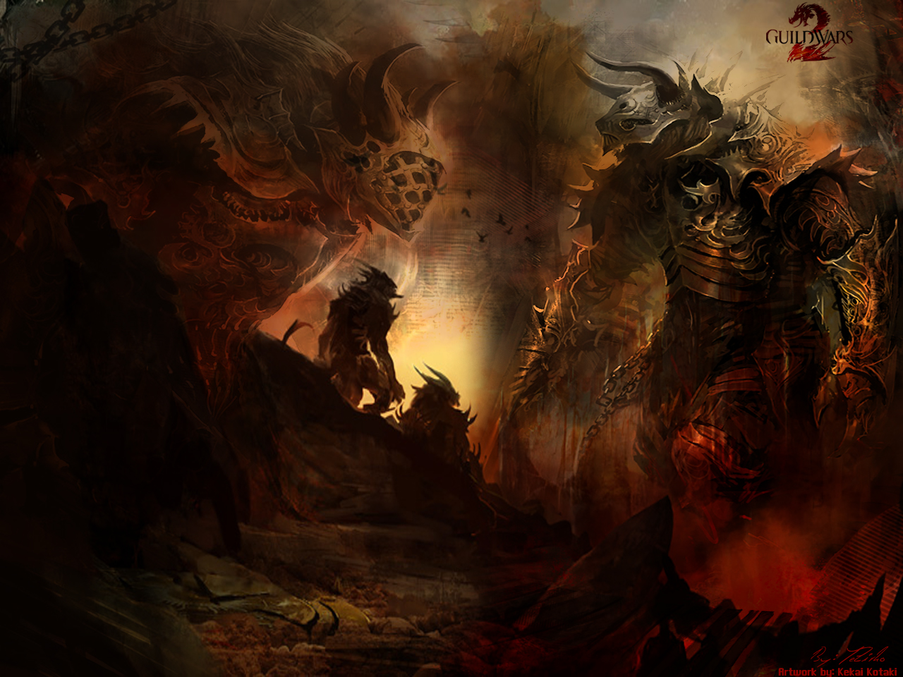 Download full size Charr Guild War 2 wallpaper / 1280x960