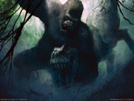 Gorilla vs dinosaur / King Kong