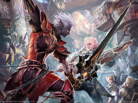Free Send to Mobile Phone Lineage 2 The Chaotic Throne Games wallpaper num.15