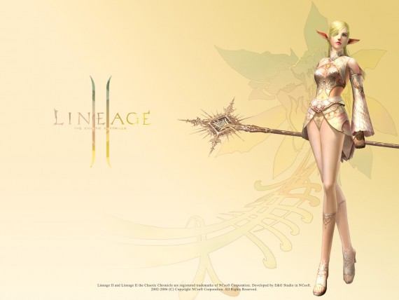 Free Send to Mobile Phone Lineage 2 The Chaotic Throne Games wallpaper num.8