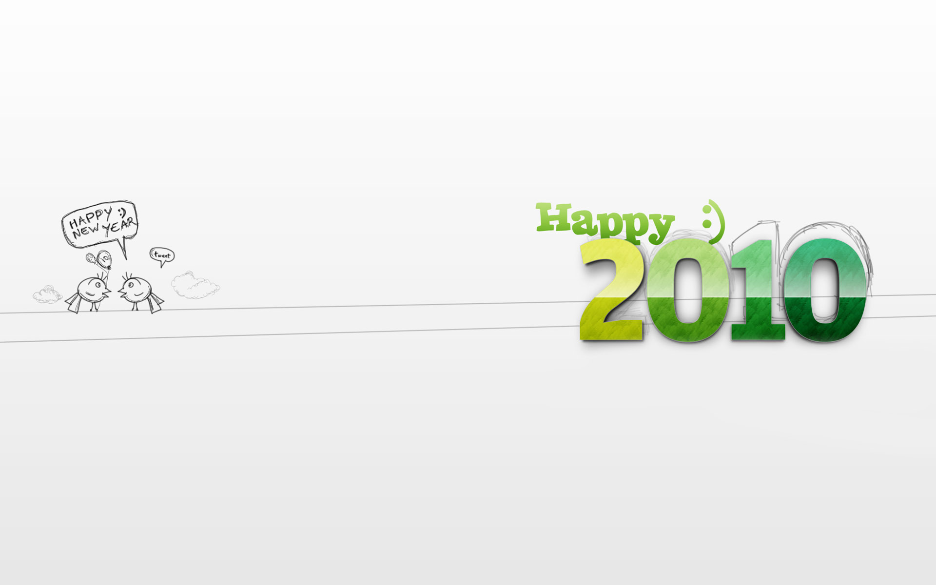 Download full size Happy New Year 2010 wallpaper / Holidays / 1920x1200