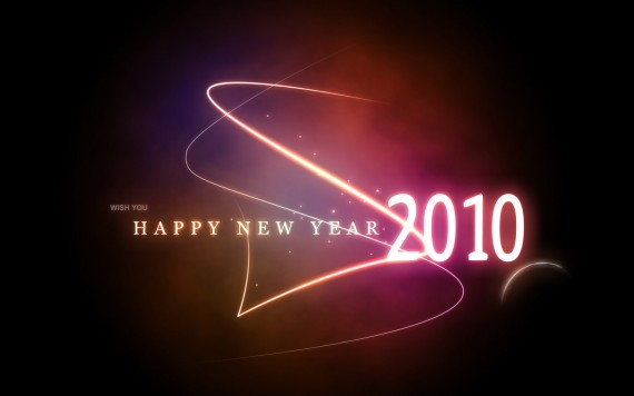 Free Send to Mobile Phone Happy New Year 2010 Holidays wallpaper num.20