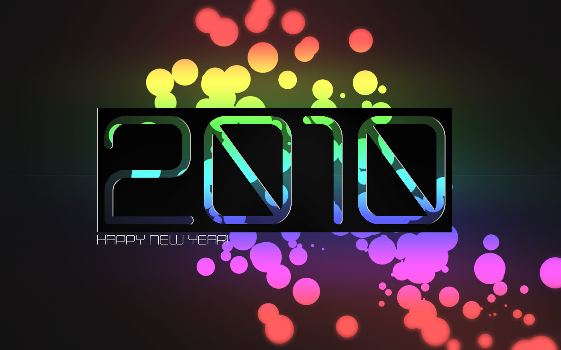 Download full size Happy New Year 2010 wallpaper / Holidays / 1920x1200