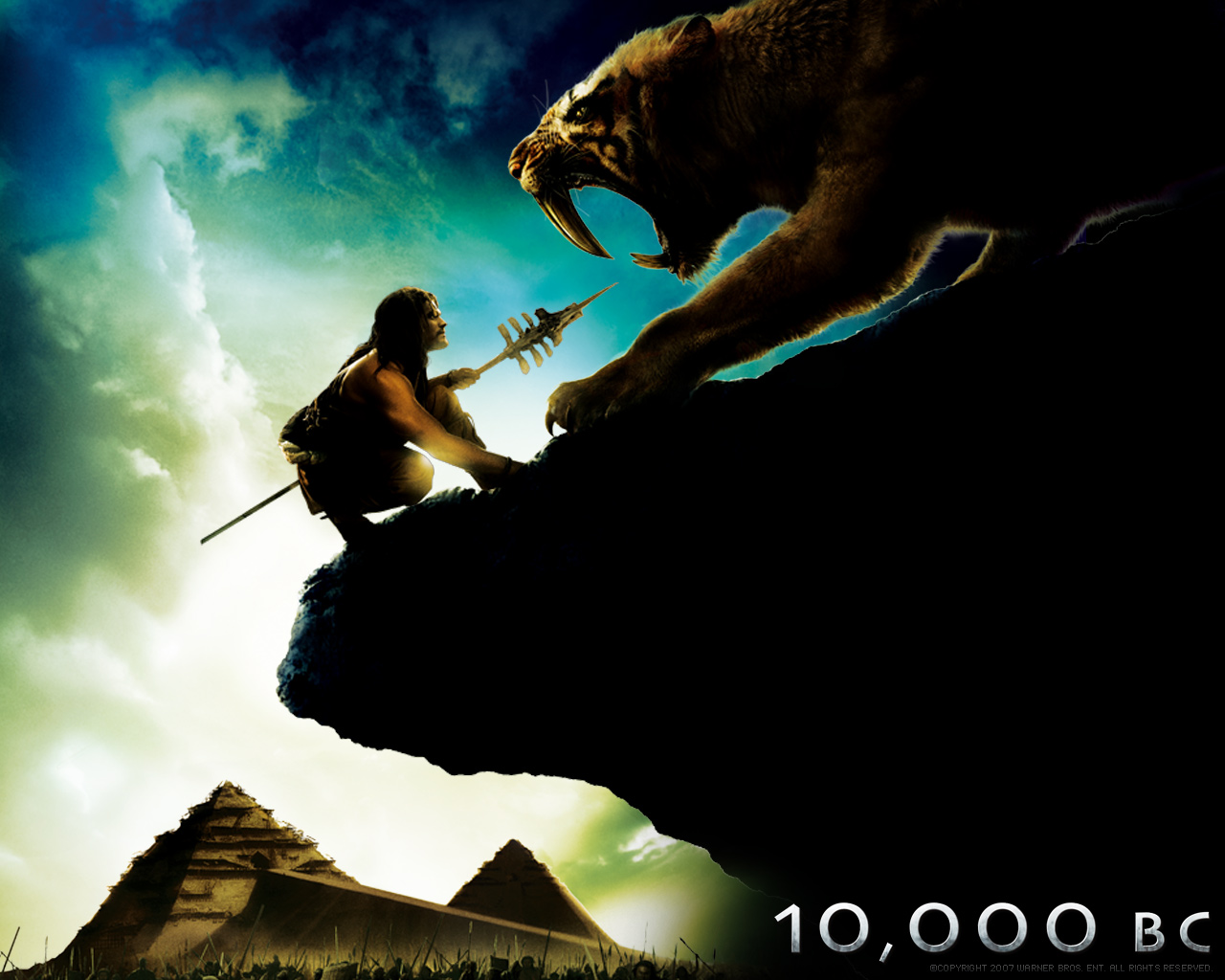 Download full size 10000 BC wallpaper / Movies / 1280x1024