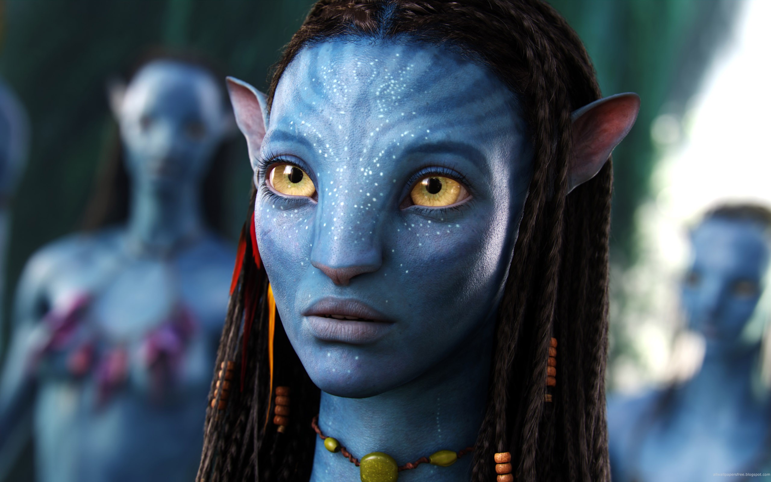 Download HQ alien face Avatar wallpaper / 2560x1600