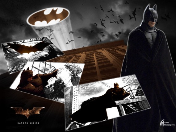 Free Send to Mobile Phone Batman Begins Movies wallpaper num.9