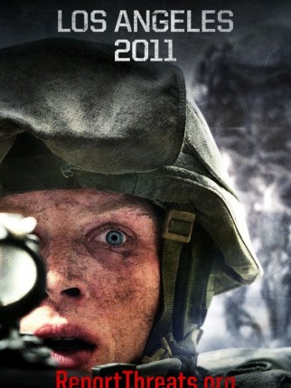 Free Send to Mobile Phone Battle Los Angeles Movies wallpaper num.2