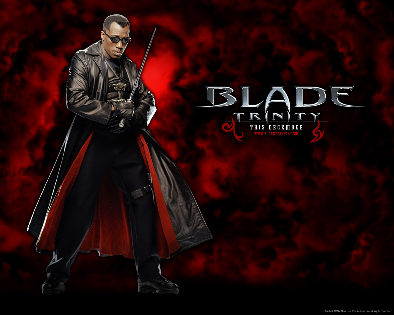 Download High quality Blade Trinity wallpaper / Movies / 1280x1024