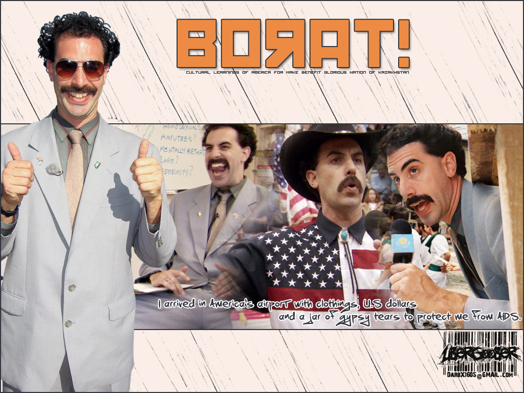 Full size Borat wallpaper / Movies / 1024x768