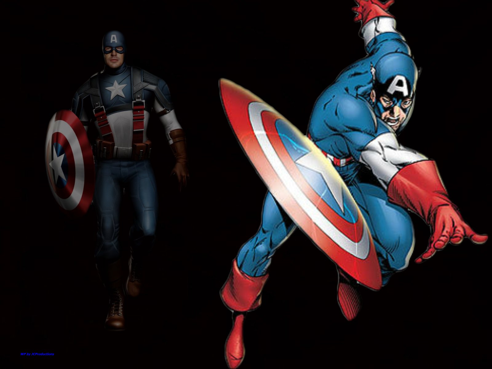 Download full size comic books, captain america, america, captain, the shield, red white and blue, first avenger Captain America wallpaper / 1600x1200